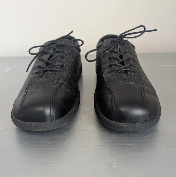 ecco super soft confort Leather  Sneaker women Sz 42 Eur - Picture 7 of 16